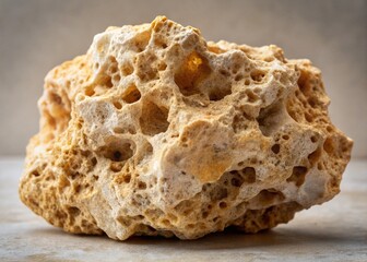 Poster - Baltic Clint Limestone Rock Formation - Rugged Coastal Texture