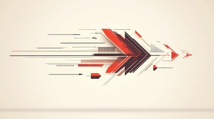 Poster - Vector technical design with arrows. Eps 10