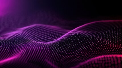 Poster - Digital technology background. Abstract hexagons background with lines and dots. Design for science, medicine or technology