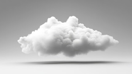 Poster - cloud service concept isolated on grey gradient. background. vector illustration eps 10.