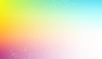 Poster - Big data transfer concepts in internet. Abstract virtual stream. Flowing digital code. Storage cloud structure. Graphic concept for your design.