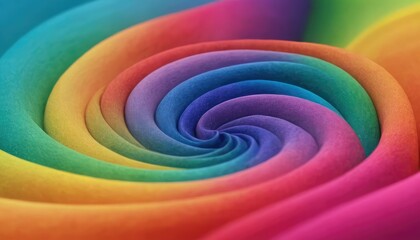 Poster - A rainbow swirl of colorful tubes
1