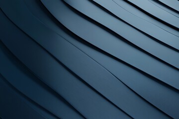 Poster - Abstract background with flowing dark blue waves and smooth curves creating a modern, sleek, and elegant design. Perfect for presentations, web design, and digital media projects.
