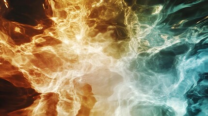 Poster - Dynamic water flow patterns underwater abstract art colorful environment close-up view fluidity concept