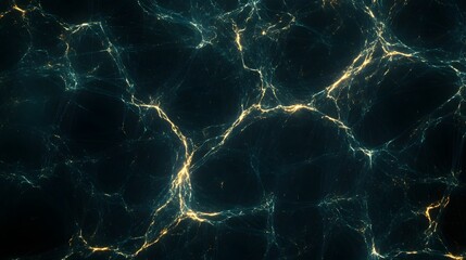 Poster - Dynamic energy flow abstract environment digital artwork dark background close-up view conceptual visualization