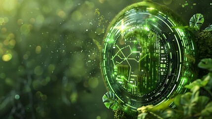 Poster - Conceptual image of a globe covered in digital currency symbols, representing global cryptocurrency adoption