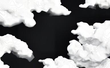 Fototapete - A 3D rendering featuring a detailed abstract form set against a vibrant dynamic futuristic backdrop