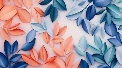 Botanical leaf texture wallpaper, tropical summer background, nature design