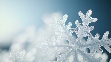 Poster - Intricate Frozen Snowflakes on a Window, delicate patterns glisten in sunlight, showcasing nature's artistry in winter's embrace.