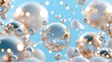 Poster - Sparkling Snowflakes, A close-up view of delicate snowflakes glistening under sunlight, showcasing intricate patterns and shimmering beauty.
