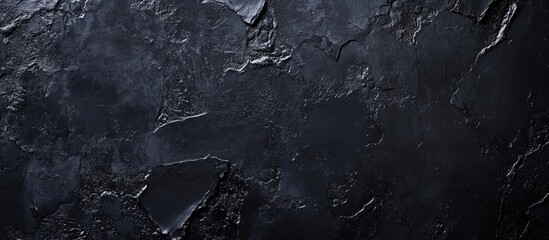 Aufkleber - Black Cement Texture Background for Mockups and Studio Presentations with Generous Empty Space for Text and Graphics