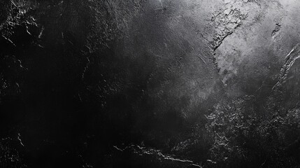 Poster - Black Cement Concrete Wall Texture Background for Banner Design with Copyspace for Text and Visual Elements
