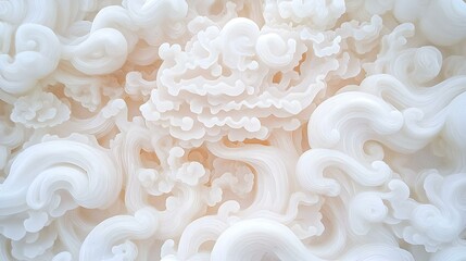 Poster - Intricate Snow Carvings, delicate patterns formed by frost, showcasing artistry and nature's beauty in a winter landscape.
