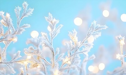 Poster - Intricate Frost Designs on Glass, delicate icy formations create a mesmerizing tapestry, capturing nature's artistry in winter's chill.