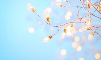 Poster - Frosted Window Art, intricate frost patterns dance across the glass, illuminated by soft light, creating a delicate, crystalline landscape.