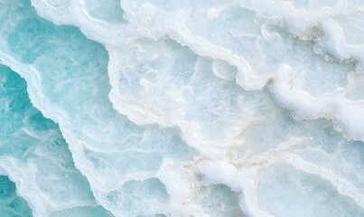 Poster - Intricate Frost Patterns on Glass, delicate crystalline designs forming unique shapes, shimmering in soft winter light, nature's artistry revealed.