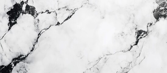 Poster - Elegant grey and anthracite marble texture with striking veining and ample empty space for customizable text and branding elements.
