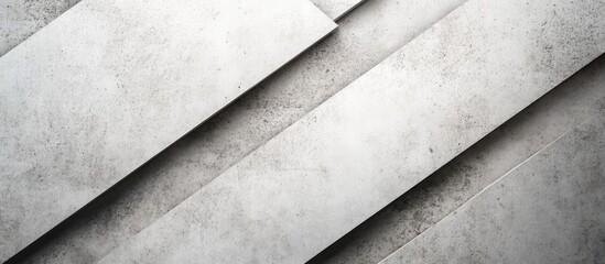 Fototapete - Minimalistic concrete banner background with geometric shapes and ample copyspace for creative text placement and design purposes