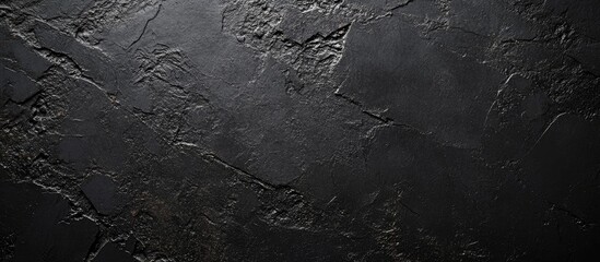 Poster - Dark Cement Texture Background for Graphic Design Featuring Ample Copyspace for Text with Subtle Natural Elements and Depth
