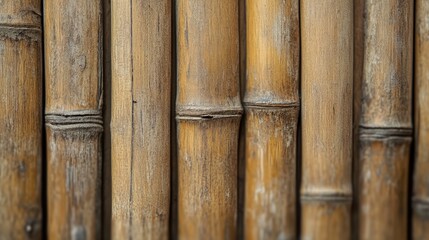 Poster - Natural bamboo texture and pattern for backgrounds and design elements in organic and eco-friendly aesthetics