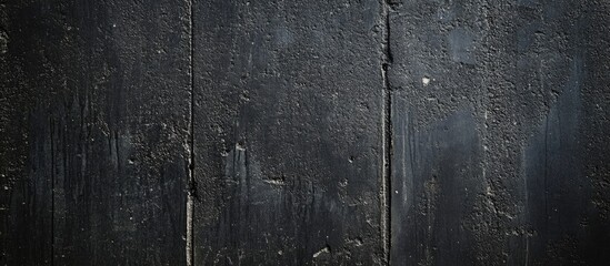 Poster - black cement wall texture background with copyspace for text ideal for private area or no entry sign