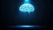 © nabila - Abstract Brain Concept with Light Rays and Technology