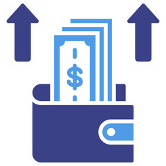 Wall Mural - Spending Money Icon