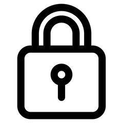 Poster - Lock Icon