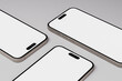 © Oleksandr Shcherban/Stocksy - Phone mockup with blank white screen