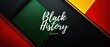 © Fernando - Celebrate Black History Month: Abstract Geometric Design with PanAfrican Colors
