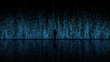 © Marcos Osorio/Stocksy - Man's silhouette against a blue tech particle background