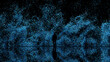 © Marcos Osorio/Stocksy - Man's silhouette against a blue tech particle background