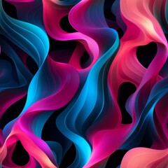 Poster - Abstract background with overlapping light reflections creating intriguing flare patterns
