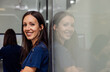 © VICTOR TORRES/Stocksy - Dental Hygienist Smiling in Modern Clinic Setting
