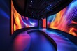© Ihor - Interactive digital art installation responds to movement and touch, creating vibrant visual experiences in real time