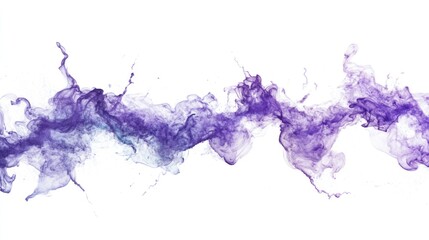 Poster - Ethereal Swirls of Purple and White Smoke Creating a Dreamy Background for Artistic Designs and Creative Projects in Abstract Digital Imagery