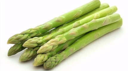 Sticker - Fresh asparagus stalks ready for cooking or serving in a health-conscious dish