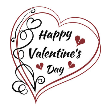 Valentine's Day Handlettered Print Design