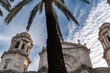 © Manu Prats/Stocksy - Palm trees and Cadiz Cathedral facade
