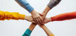 © Imane - PNG Startup hands together teamwork diverse collaboration.