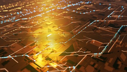 Motherboard and circuit background