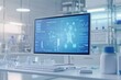 © Oleksandr - Innovative laboratory workstation displaying advanced data visualization and analytics