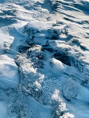 ice on the river in alaska