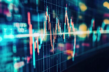 Poster - Financial data displayed on a computer screen