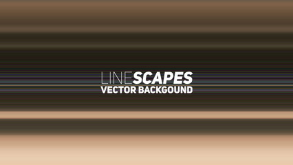 Poster - LineScapes Gradient Background. Minimal Gradient Stripes.
