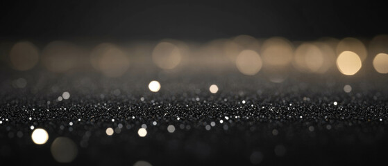 Poster - shimmering silver dust texture with a sparkling effect for creative projects