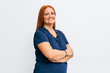 © VICTOR TORRES/Stocksy - Confident healthcare professional in blue uniform smiling