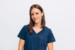 © VICTOR TORRES/Stocksy - Confident Female Medical Professional in Blue Scrubs