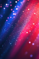Poster - Close-up shot of a bright red and blue background with no objects or people in sight