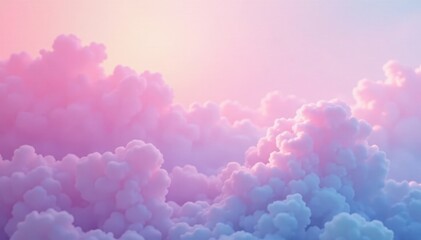 Poster - Dreamy pastel gradient, blurred soft lines, smooth transition , wallpaper, overlay